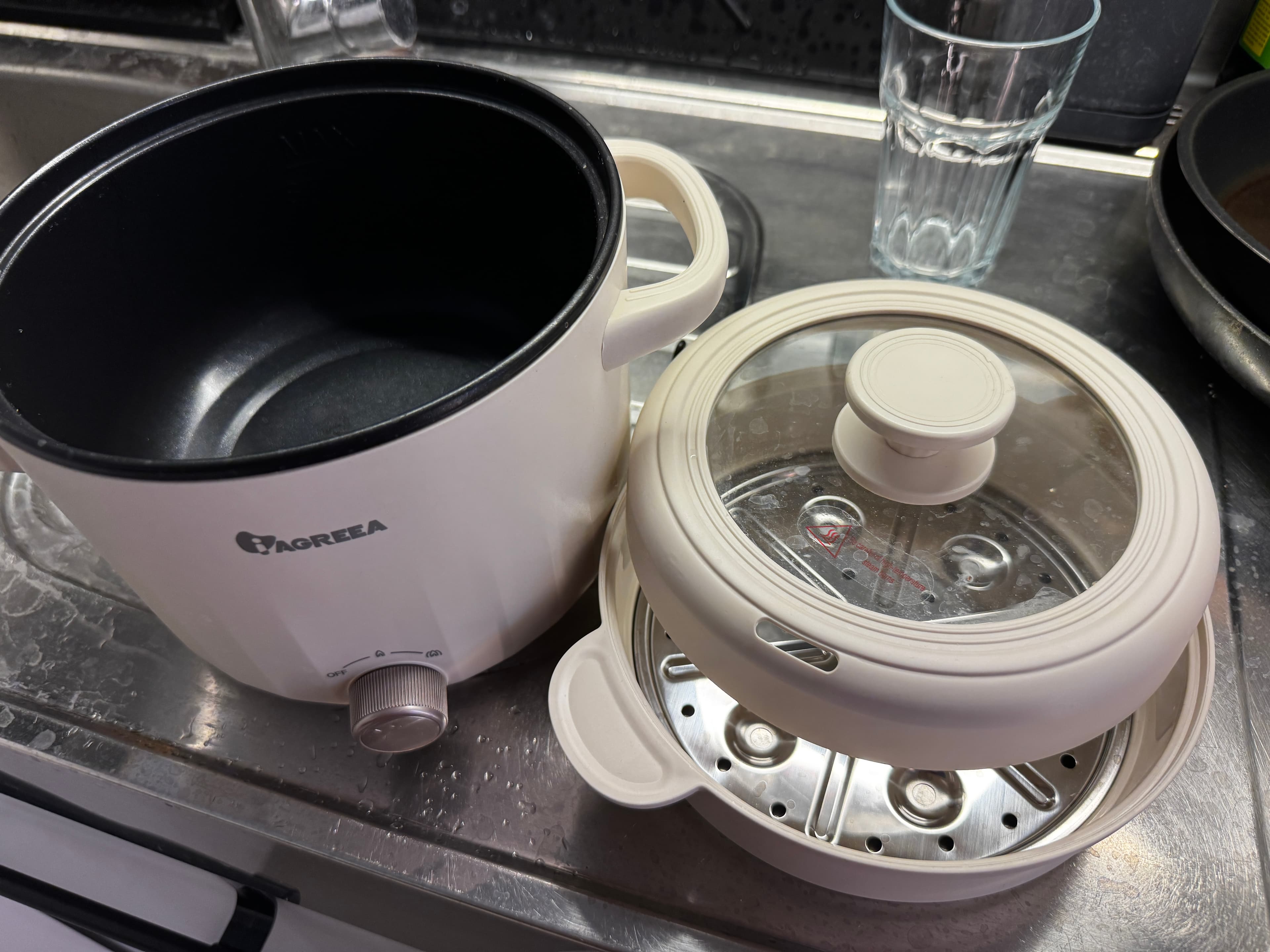 Barely Used Rice Cooker with steamer