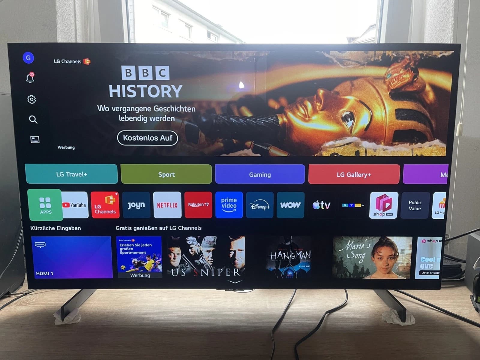42" LG 4K OLED EVO TV C2, can be used as monitor/tv, 300 Euro