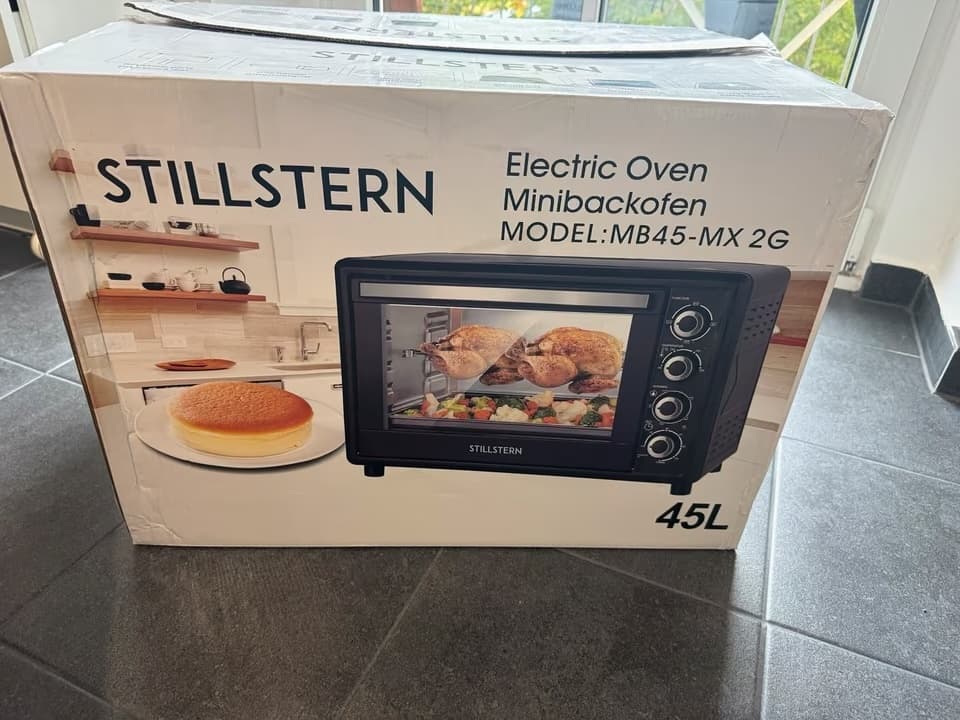 Stillstern Minibackofen MB45-MX 2G 45L im Originalkarton