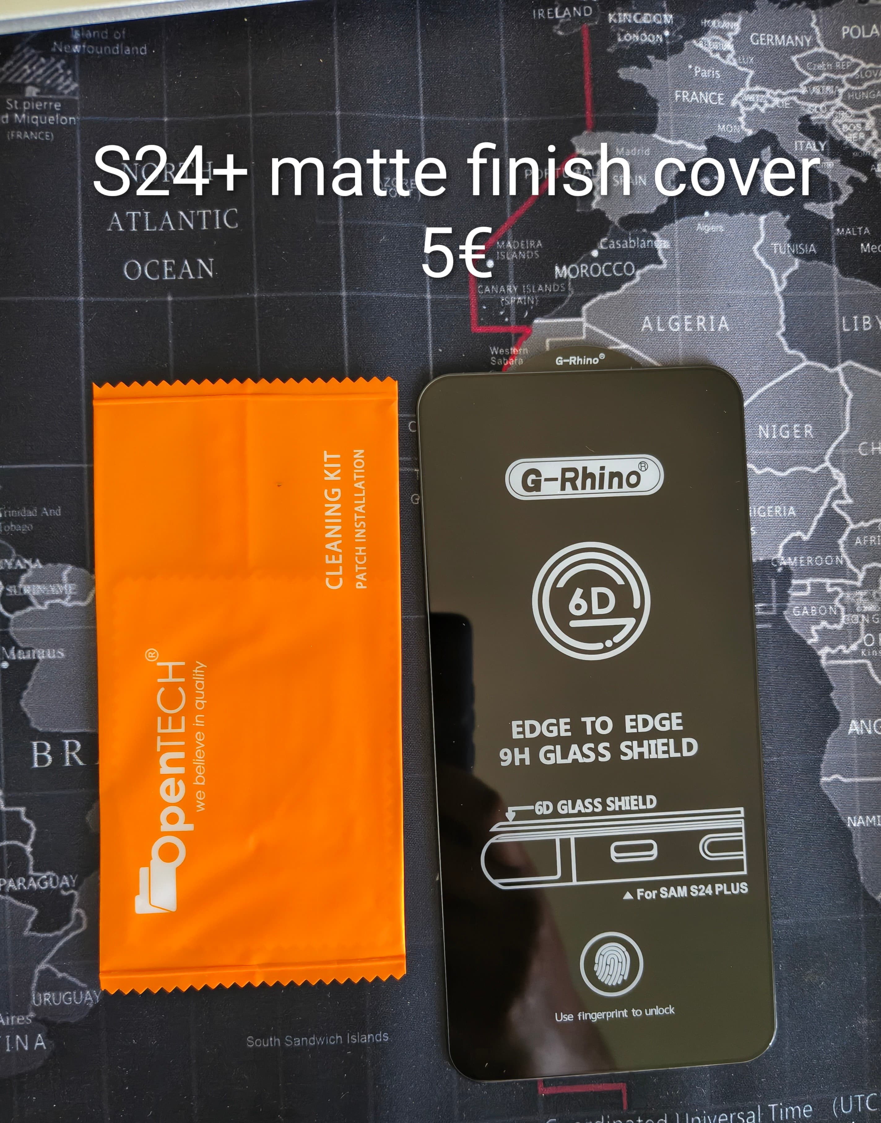 Screen guard for Samsung S24+ and similar phones